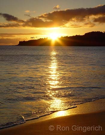 "Hulopo`e Sunset"